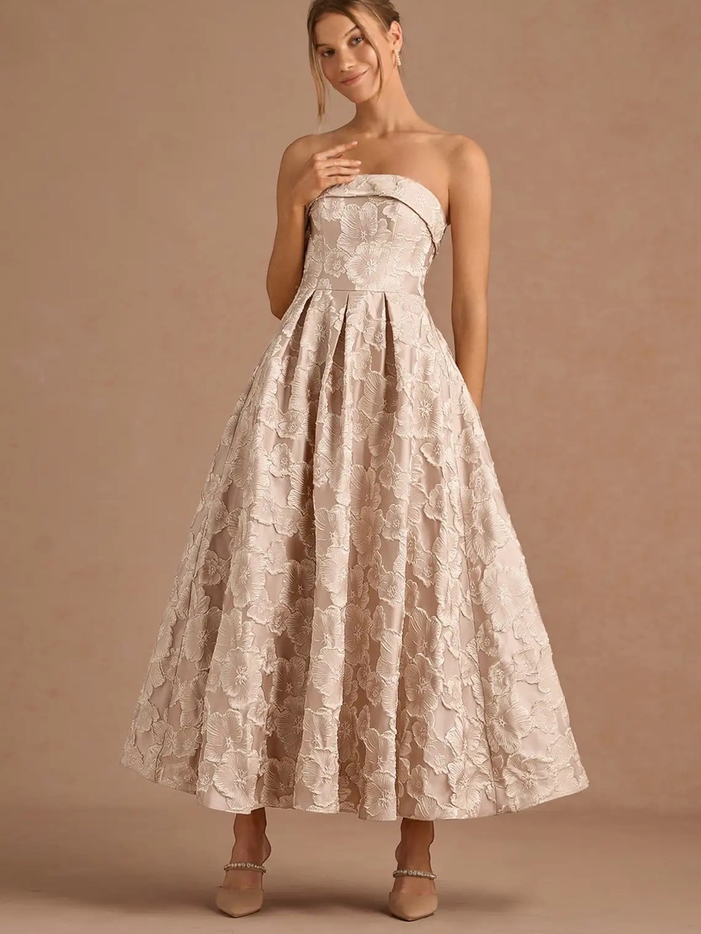 Florentine Vintage Blush Maxi Dress